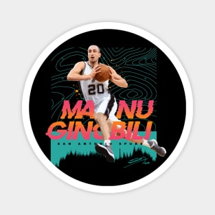 Manu Ginobili Eurostep Magnet